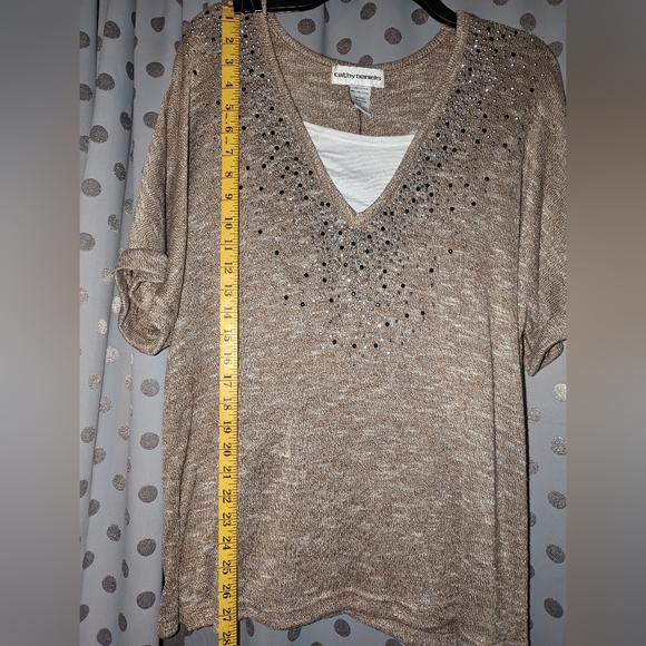 CD Short Sleeve Sweater 1x - Picture 5 of 7